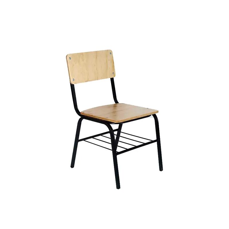 Silla escolar de madera