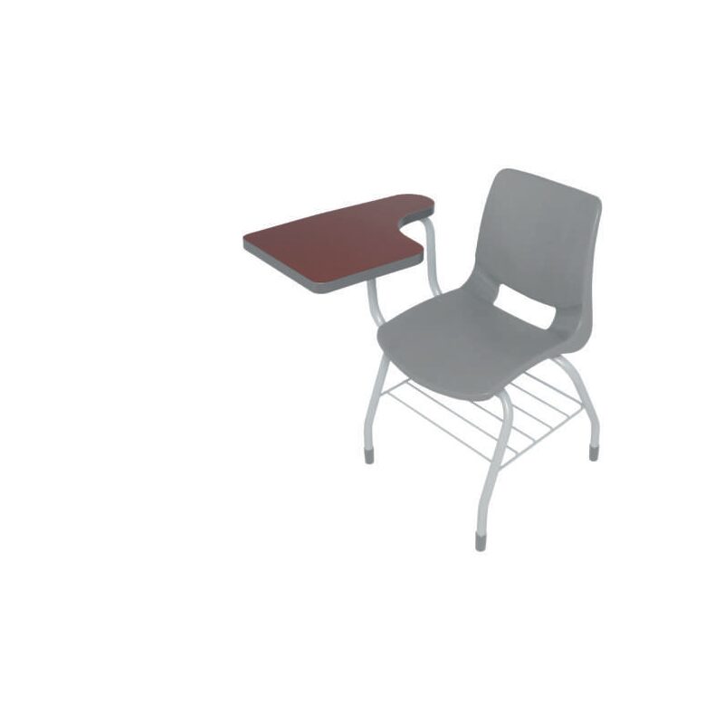 Mesa escolar trapezoidal